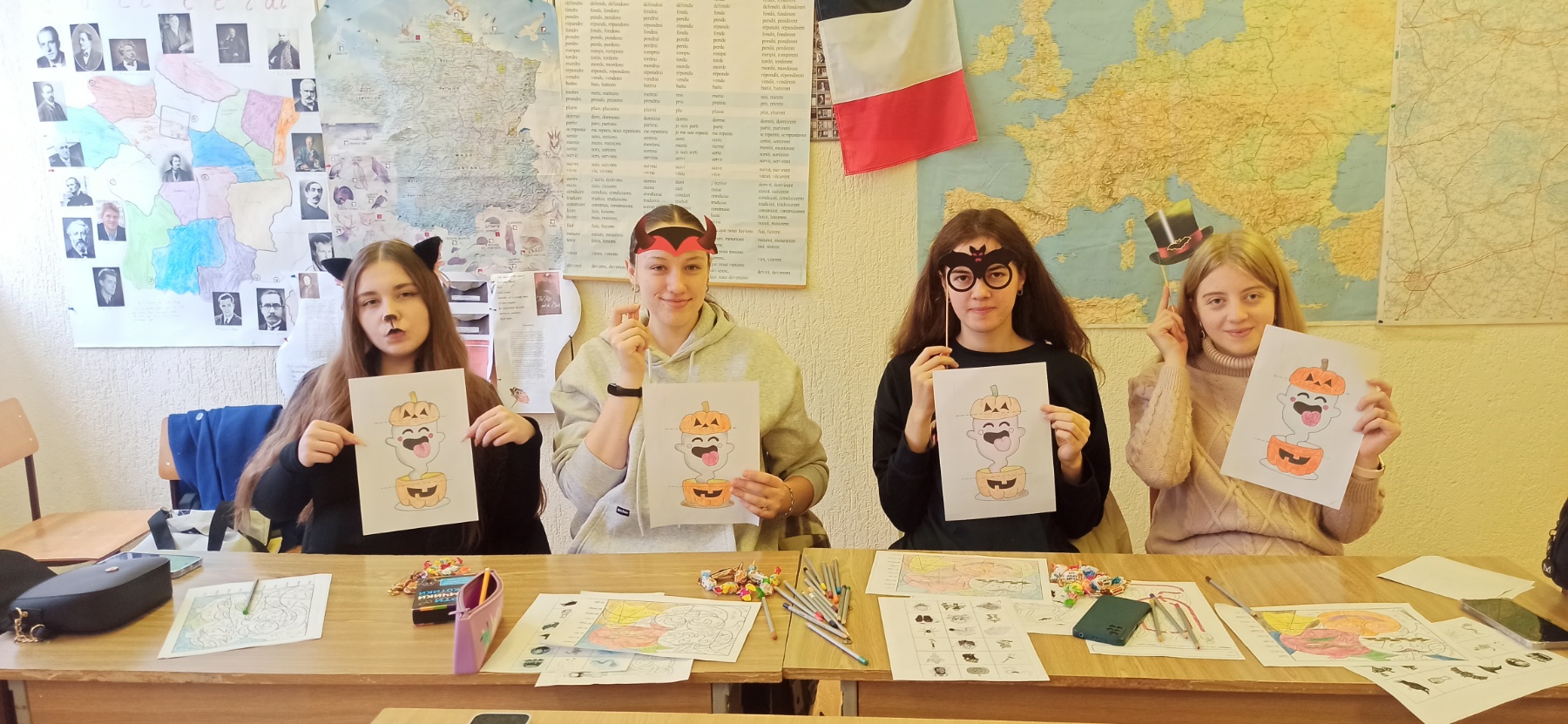 Удосконалювали знання мови під час ігор